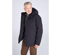 Mountain Warehouse Concord Extreme Mens Down Long Jacket - Waterproof Puffer Coat with Taped Seams, Detachable Hoodie & 4 Pockets - Cold Winter Weather Black XS
