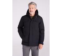 Mountain Warehouse Concord Extreme Mens Down Long Jacket - Waterproof Puffer Coat with Taped Seams, Detachable Hoodie & 4 Pockets - Cold Winter Weather Black M