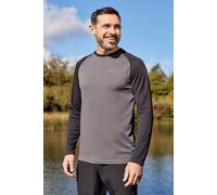 Mountain Warehouse Endurance Mens IsoCool Top | Comfy & Breathable Long Sleeve Tee with UV Protection, Quick Dry T-Shirt for Comfort & Keeping Cool, For Running, Active Wear