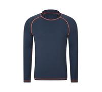 Mountain Warehouse Mens Long Sleeves Rash Vest - Quick Drying Rash Guard, Prevents Chafing, UPF50+ Sun Protection with Flat Seams - Spring Summer, Swimming & Surfing Light Purple 2XL