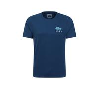 Mountain Warehouse Mens Looe Printed Organic T-Shirt - Navy - M - Navy