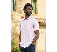 Mountain Warehouse Mens Lowe Linen Blend Shirt - Dusky Purple - L - Dusky Purple - 55% Linen/45% Cotton