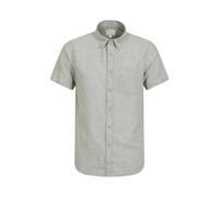 Mountain Warehouse Mens Lowe Linen Blend Shirt - Green - XL - Green