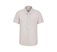 Mountain Warehouse Mens Lowe Linen Blend Shirt - Light Beige - 3XL - Light Beige