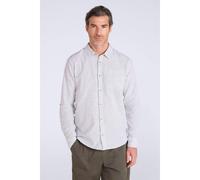 Mountain Warehouse Mens Lowe Stripe Shirt - Light Khaki - L - Light Khaki - 70% Cotton/30% Linen