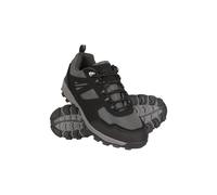 Mountain Warehouse Mens McLeod Outdoor Wide Walking Shoes (12 UK) (Black)