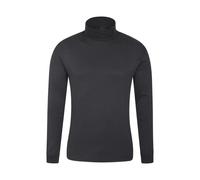 Mountain Warehouse Mens Meribel Cotton Thermal Top - Black - XS - Black - 100% Combed Cotton