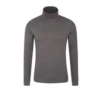 Mountain Warehouse Mens Meribel Cotton Thermal Top - Dark Grey - XS - Dark Grey - 100% Combed Cotton
