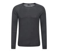 Mountain Warehouse Mens Merino Wool Thermal Top - Dark Grey