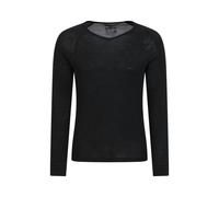 Mountain Warehouse Mens Merino Wool V Neck Base Layer Top - Black - M - Black - 80% Merino Wool/20% Polyacrylic