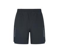 Mountain Warehouse Mens Motion 2 in 1 Shorts - Black - XXS - Black - 90% Polyester/10% Elastane