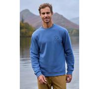 Mountain Warehouse Mens Mountain Crew Neck Sweatshirt - Blue - XL - Blue