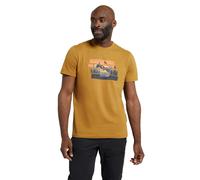 Mountain Warehouse Mens Mountain Explorer Organic Cotton T-Shirt - Beige - S - Beige