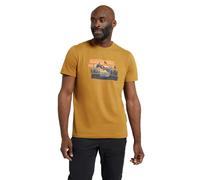 Mountain Warehouse Mens Mountain Explorer Organic Cotton T-Shirt - Beige - XXS - Beige