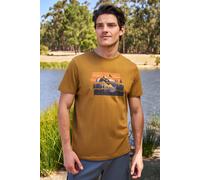 Mountain Warehouse Mens Mountain Explorer Tee Lightweight 100% Cotton T-Shirt