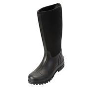 Mountain Warehouse Mens Mucker Neoprene Wellington Boots - Black - 9 UK - Black - 80% Neoprene/20% Rubber