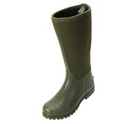 Mountain Warehouse Mens Mucker Neoprene Wellington Boots - Khaki Green - 8 UK - Khaki Green - 80% Neoprene/20% Rubber
