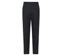 Mountain Warehouse Mens Nature Stretch Chino Trousers - Black - Black - 28R - 100% Polyester