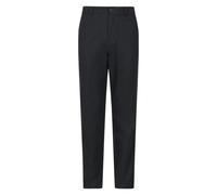 Mountain Warehouse Mens Nature Stretch Chino Trousers - Black - Black - 32R - 100% Polyester