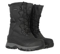 Mountain Warehouse Mens Nevis Extreme Suede Snow Boots - Jet Black - Jet Black - 8 UK