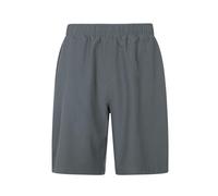 Mountain Warehouse Mens Nine Hurdle Running Shorts - Charcoal - Charcoal - XS - 92% Polyester/8% Elastane
