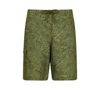 Mountain Warehouse Mens Ocean Tropical Board Shorts - Dark Khaki - 3XL - Dark Khaki - 100% Polyester