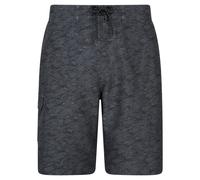 Mountain Warehouse Mens Ocean Wave Boardshorts (Dark Grey) - Size Small
