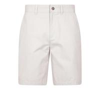 Mountain Warehouse Mens Organic Chino Shorts - Off White - 32R - Off White - 100% Cotton