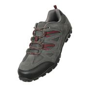 Mountain Warehouse Mens Outdoor III Suede Walking Shoes - Dark Grey - 8 UK - Dark Grey
