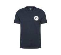 Mountain Warehouse Mens Padstow Printed Organic T-Shirt - Navy - L - Navy