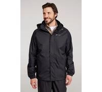 Mountain Warehouse Mens Pakka II Waterproof Jacket - Black - Black - S