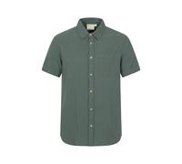 Mountain Warehouse Mens Palm Texture Short Sleeve Shirt - 100% Cotton