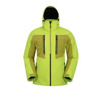 Mountain Warehouse Mens Phase Extreme Waterproof Ski Jacket - Green - L - Green - 100% Polyester