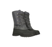 Mountain Warehouse Mens Plough Snow Boots - Grey - 8 UK - Grey - 50% Synthetic/50% Textile