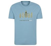 Mountain Warehouse Mens Poplar Tree T-Shirt - Blue - XS - Blue