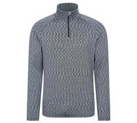 Mountain Warehouse Mens Power Quarter Zip Midlayer - Black - XS - Black - 92% Polyester/8% Elastane