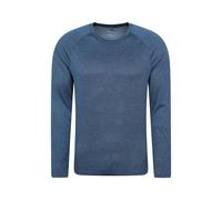 Mountain Warehouse Mens Pulse IsoCool Long-Sleeved T-Shirt - Dark Blue - 4XL - Dark Blue