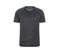 Mountain Warehouse Mens Pulse IsoCool Short-Sleeved T-Shirt - Dark Grey - 4XL - Dark Grey - 100% Polyester