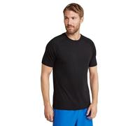 Mountain Warehouse Mens Quick Dry Active T-Shirt - Lightweight & Breathable Top with Quick Dry Properties - Spring Camping, Outdoors, Travelling & Hiking Black M