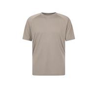 Mountain Warehouse Mens Quick Dry Active T-Shirt - Lightweight & Breathable Top with Quick Dry Properties - Spring Camping, Outdoors, Travelling & Hiking Dark Beige L