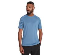 Mountain Warehouse Mens Quick Dry Active T-Shirt - Lightweight & Breathable Top with Quick Dry Properties - Spring Summer, Camping, Outdoors & Travelling Light Blue 2XL