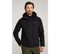 Mountain Warehouse Mens Radius Recycled Soft Shell Jacket - Black - L - Black - 100% Mixed