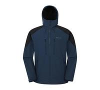 Mountain Warehouse Mens Radius Recycled Soft Shell Jacket - Cobalt - Cobalt - XXL - 100% Mixed