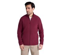 Mountain Warehouse Raso Mens Full Zip Fleece Dark Burgundy L