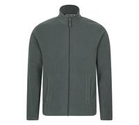 Mountain Warehouse Mens Raso Full Zip Fleece Top - Khaki Green - 3XL - Khaki Green - 100% Polyester
