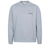 Mountain Warehouse Mens Regional Cornwall Sweatshirt - Light Grey - S - Light Grey - 81% Cotton/12% Polyester/7% Viscose