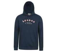 Mountain Warehouse Mens Regional London Graphic Hoodie - Navy - Navy - L - 60% Cotton/40% Polyester