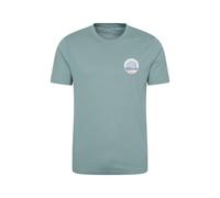Mountain Warehouse Mens Regional Men Bournemouth Short Sleeve T-Shirt In Pale