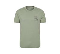 Mountain Warehouse Mens Regional Men Ireland Short Sleeve T-Shirt In Khaki - XS