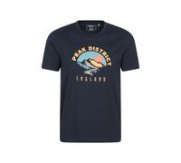 Mountain Warehouse Mens Regional Men Peak District Short Sleeve T-Shirt In Navy